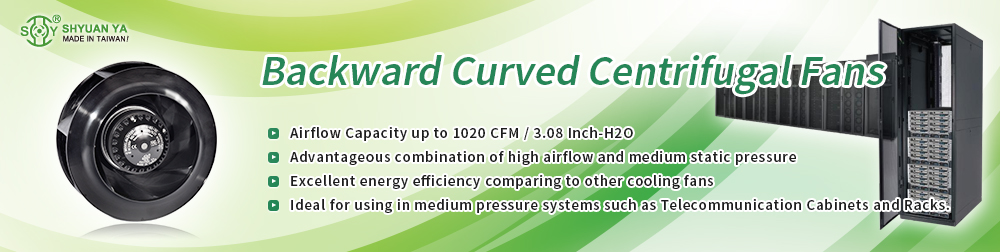 Backward Curved Centrifugal Fans